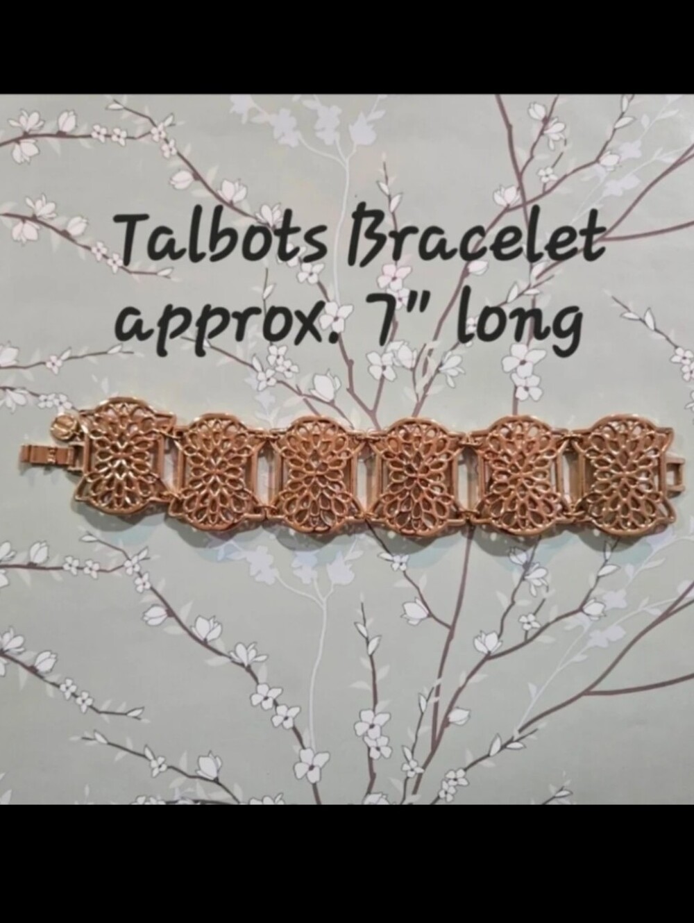 Talbots Wide Gold  Bracelet